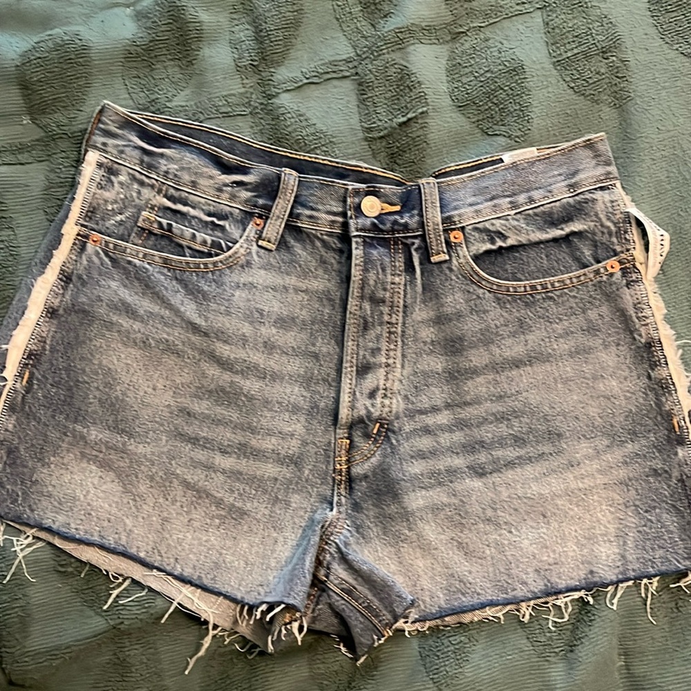Higher High Rise Denim Shorts